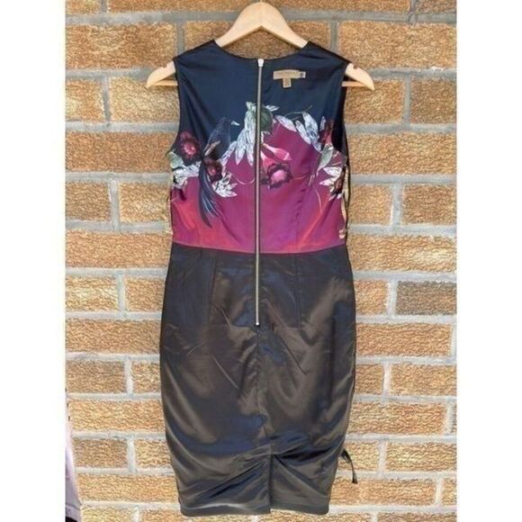 Ted Baker Black Tailored Stretch Shift Dress size 2 - Picture 9 of 11